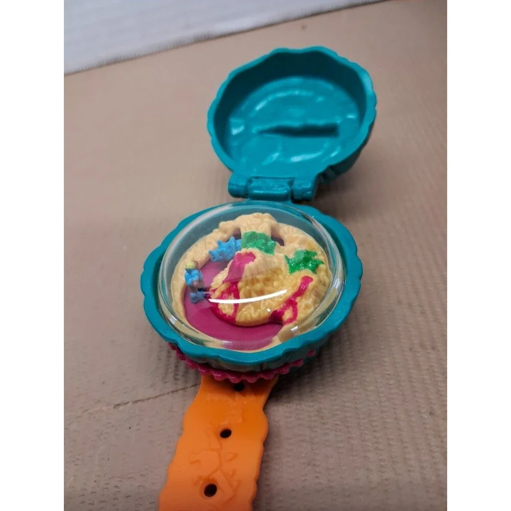 1996 Wendy's Kids Meal Toy Pre Historic Style Wrist Orange & Green